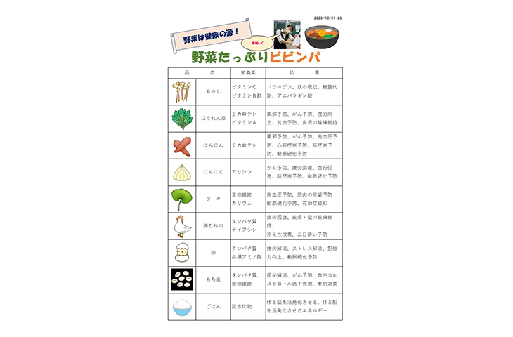 野菜たっぷりイベント